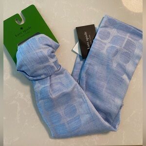 Kate Spade Noelle Jacquard Oblong Scarf in Astral Blue NWT